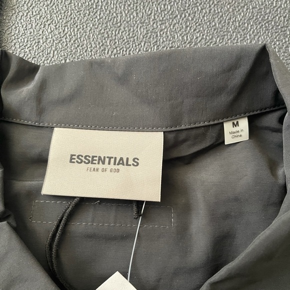 *SOLD* Fear of God Essentials Coaches Black Jacket - Picture 10 of 12